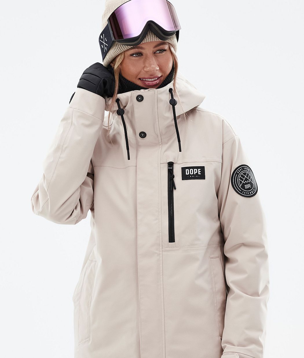 Dope Blizzard W Full Zip Snowboardjacke Damen Braun | BF6352980