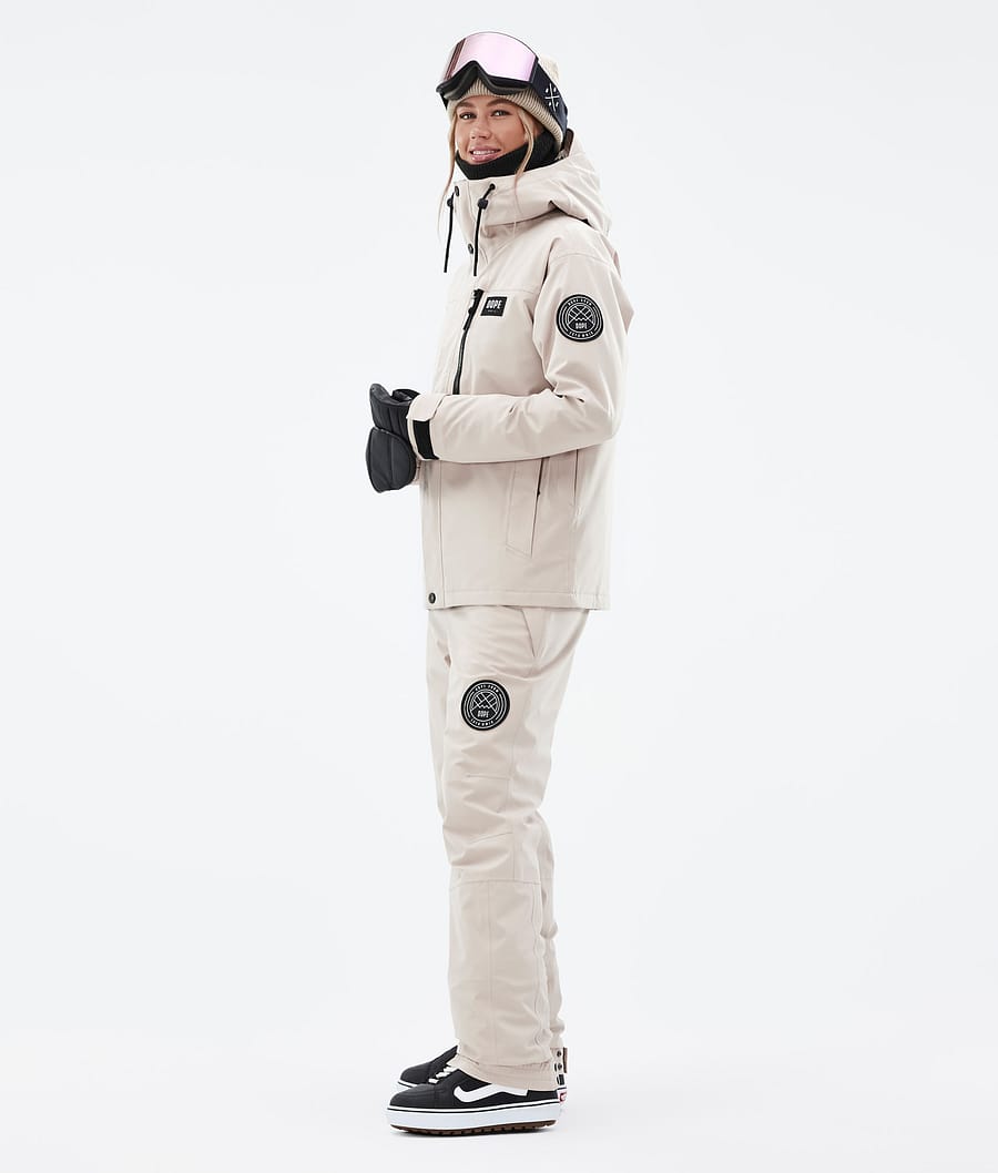 Dope Blizzard W Full Zip Snowboardjacke Damen Braun | BF6352980