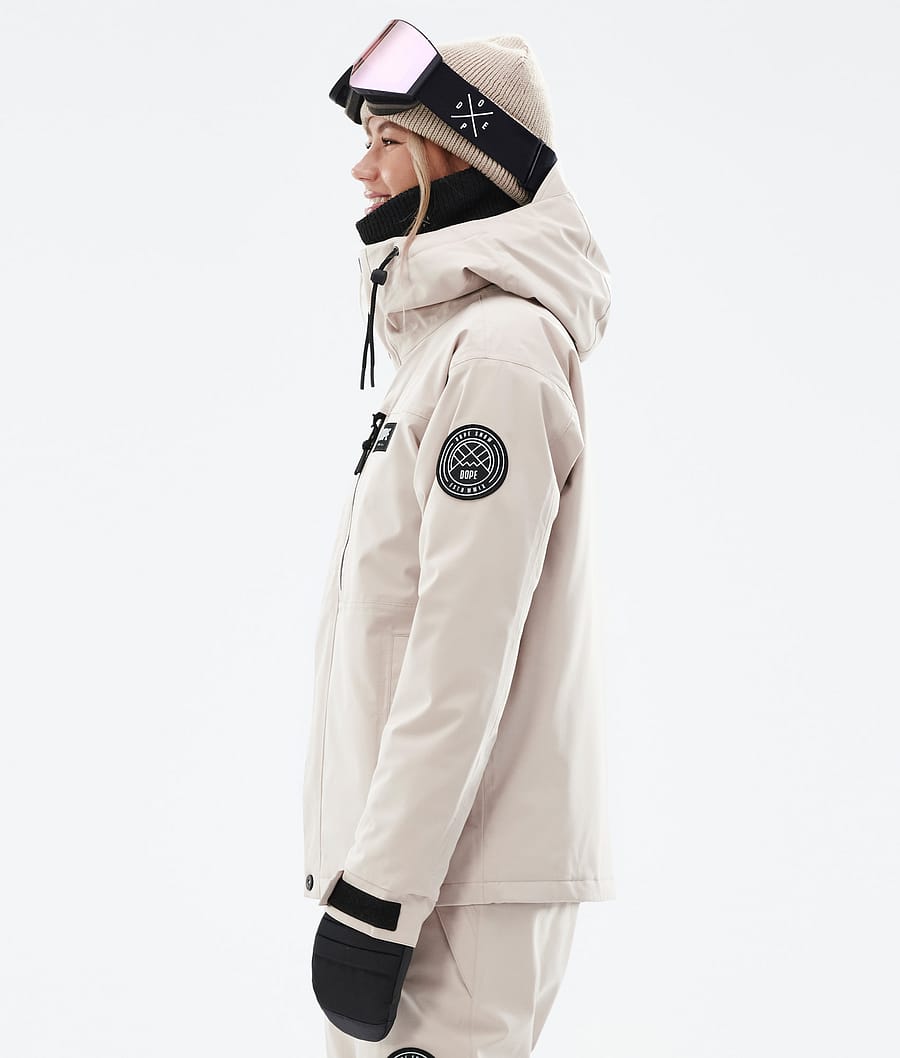 Dope Blizzard W Full Zip Snowboardjacke Damen Braun | BF6352980