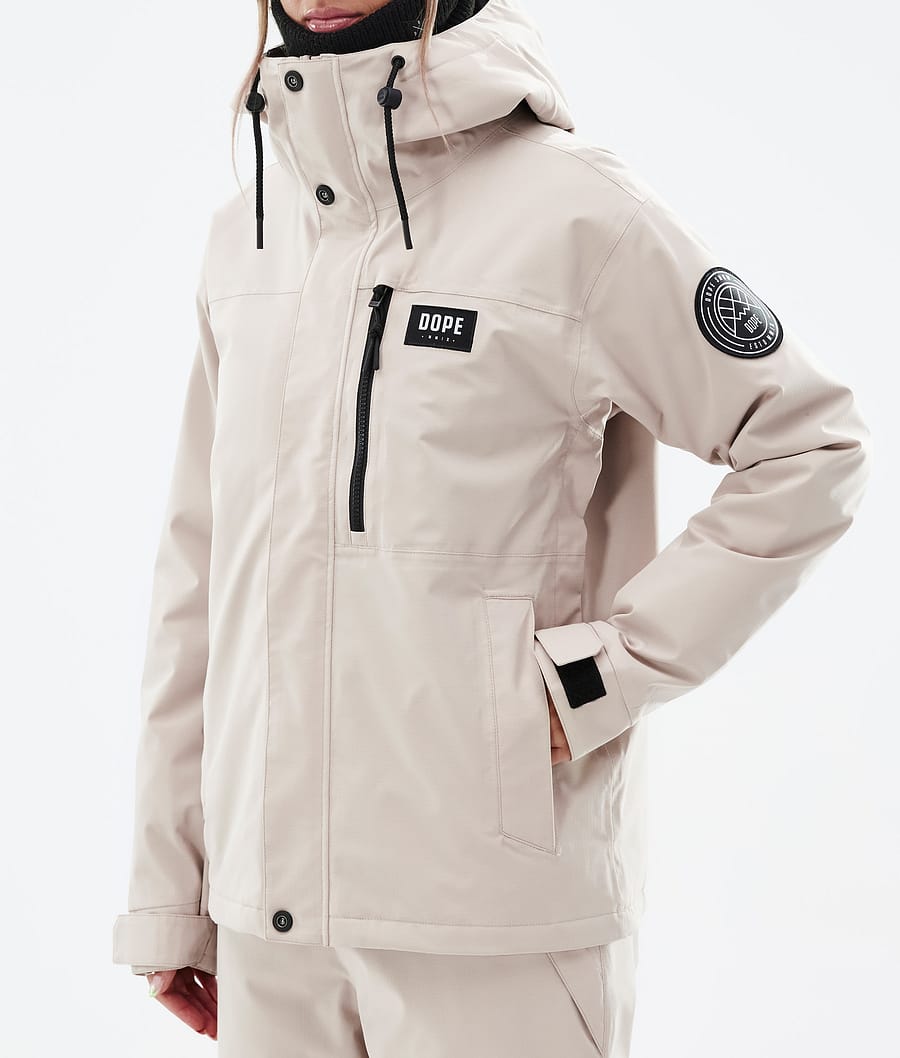 Dope Blizzard W Full Zip Snowboardjacke Damen Braun | BF6352980