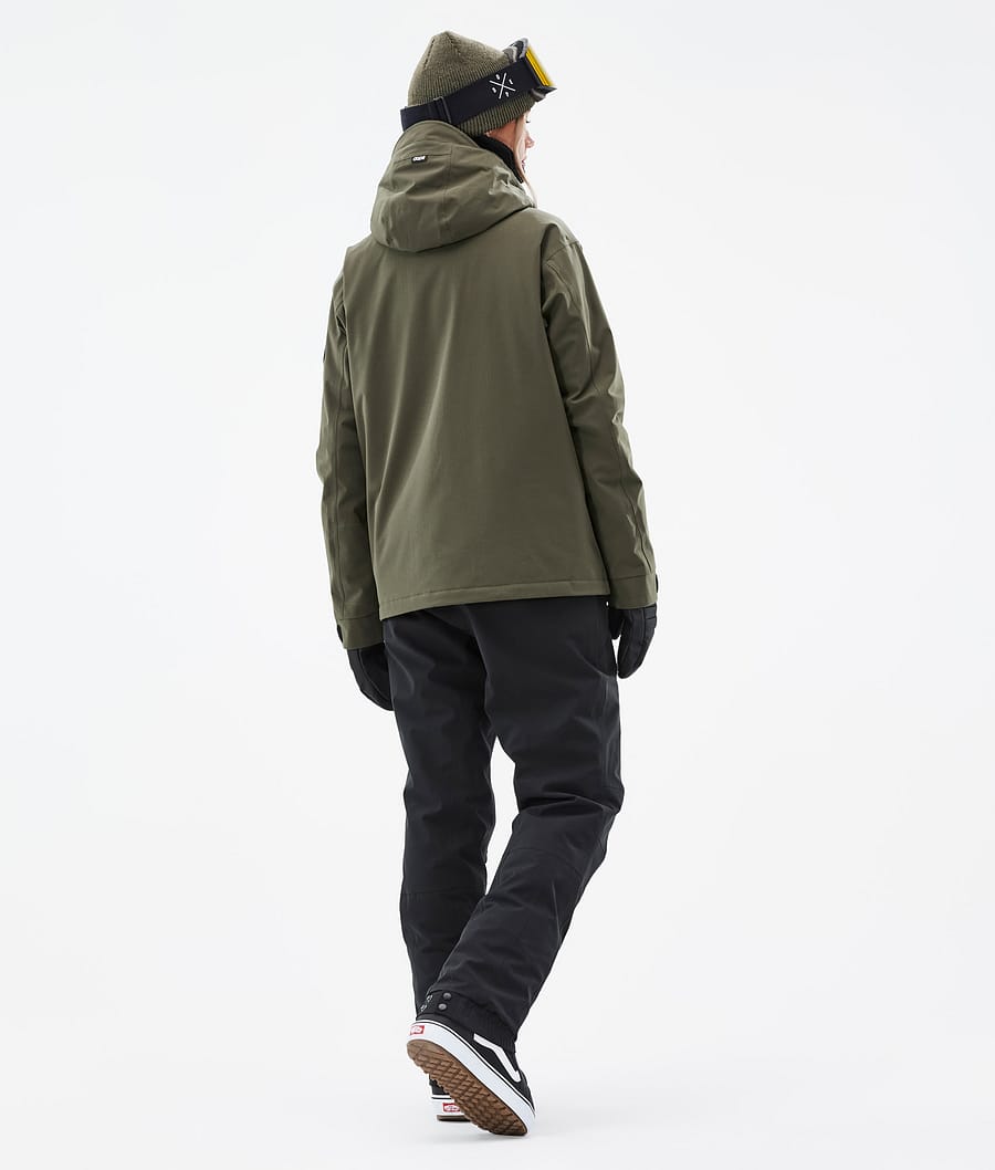 Dope Blizzard W Full Zip Snowboardjacke Damen Olivgrün Grün | JE3147629