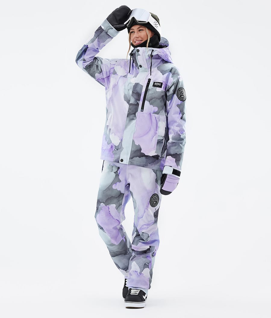 Dope Blizzard W Full Zip Snowboardjacke Damen Lila | RS4276358