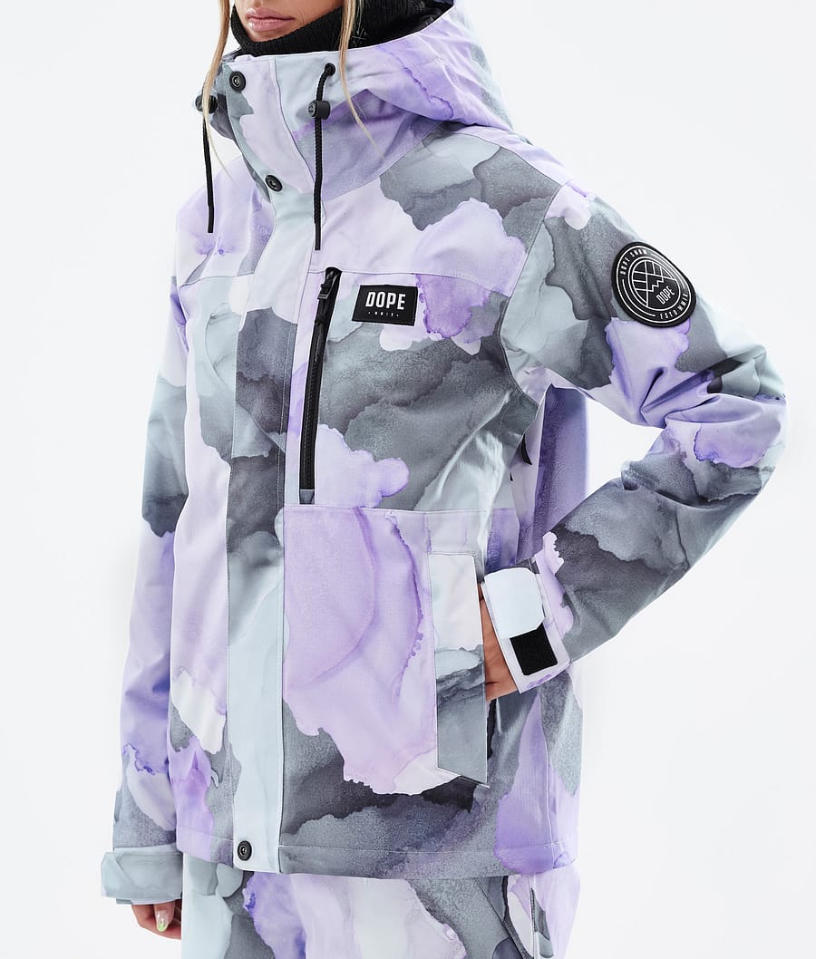 Dope Blizzard W Full Zip Snowboardjacke Damen Lila | RS4276358