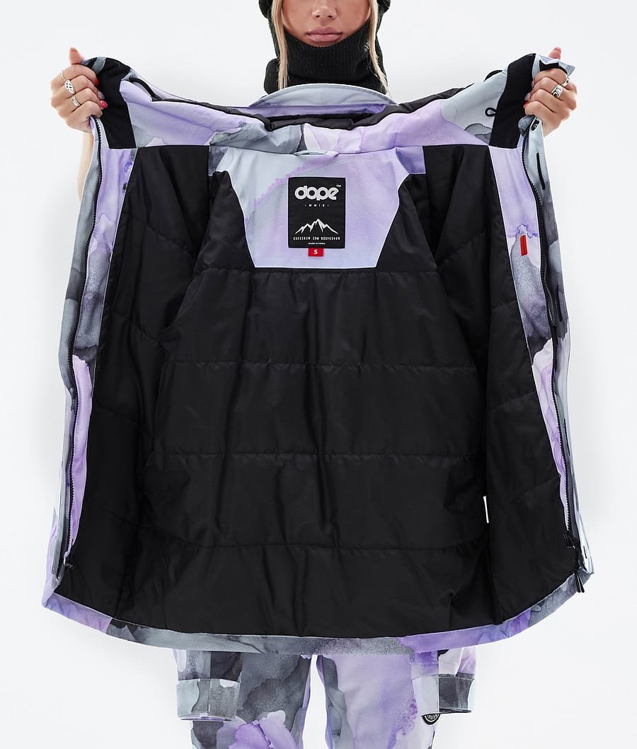 Dope Blizzard W Full Zip Snowboardjacke Damen Lila | RS4276358