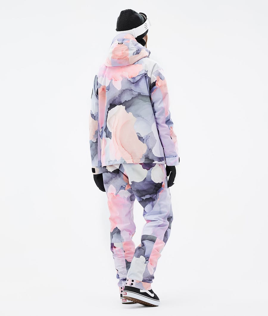 Dope Blizzard W Full Zip Snowboardjacke Damen Mehrfarbig Rosa | VN3685179