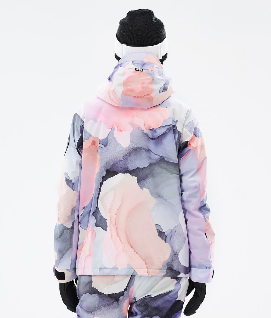 Dope Blizzard W Full Zip Snowboardjacke Damen Mehrfarbig Rosa | VN3685179