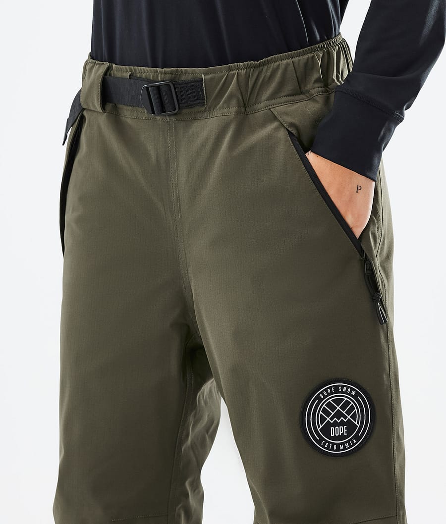 Dope Blizzard W Snowboardhosen Damen Olivgrün Grün | SJ1024937
