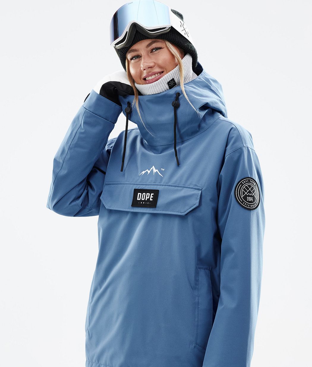Dope Blizzard W Snowboardjacke Damen Blau Grau | BY6793510