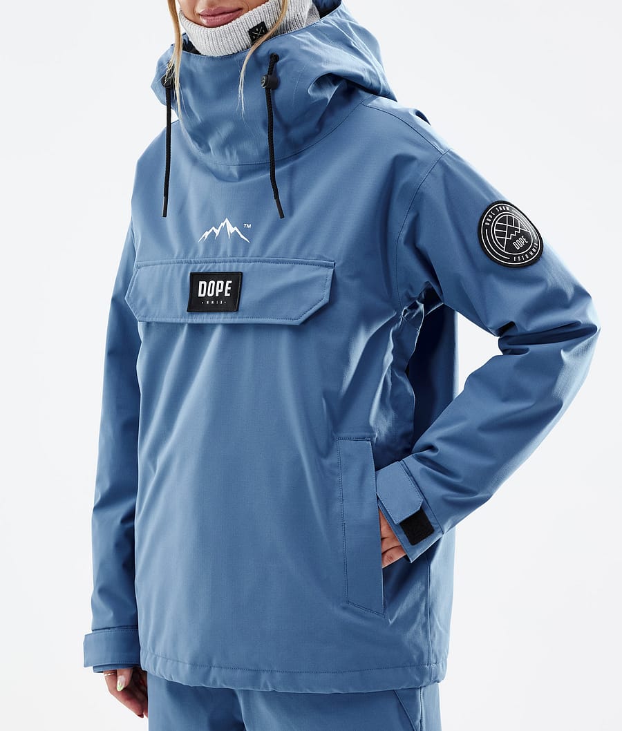 Dope Blizzard W Snowboardjacke Damen Blau Grau | BY6793510