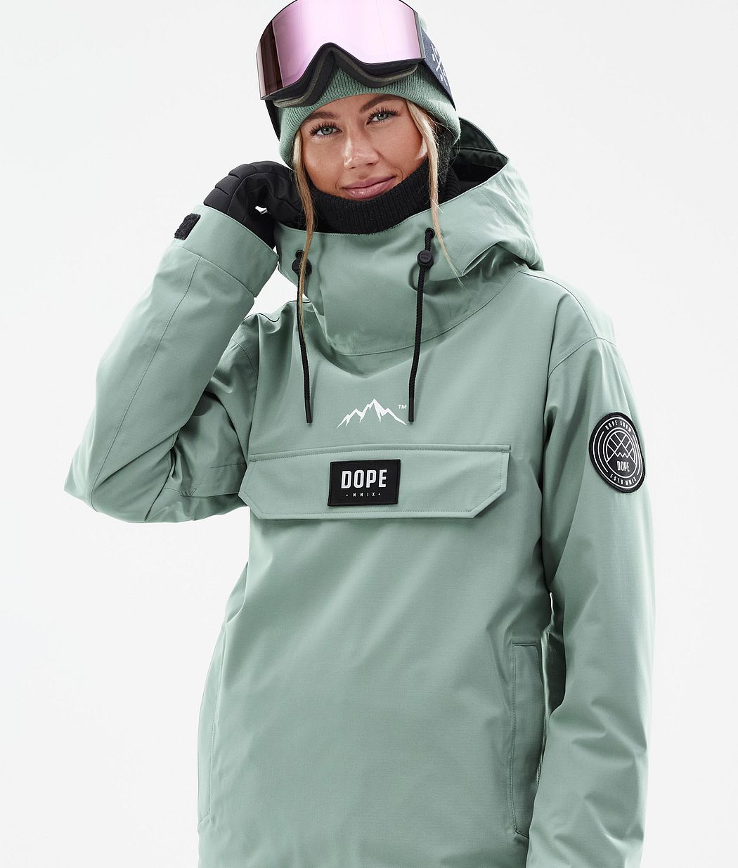 Dope Blizzard W Snowboardjacke Damen Grün | JF9510348