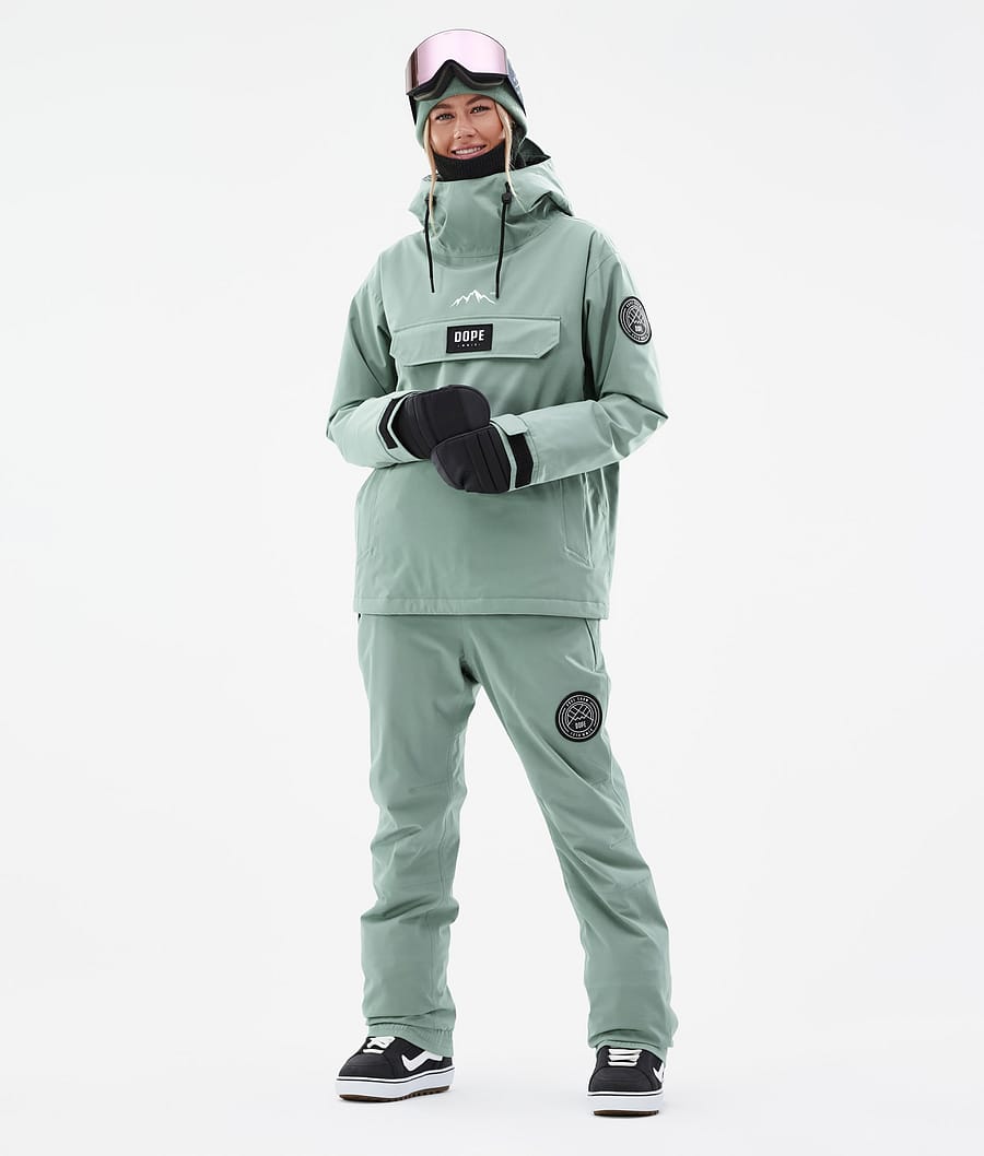 Dope Blizzard W Snowboardjacke Damen Grün | JF9510348