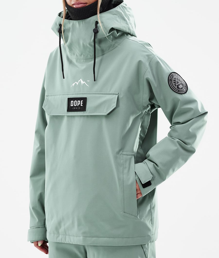 Dope Blizzard W Snowboardjacke Damen Grün | JF9510348