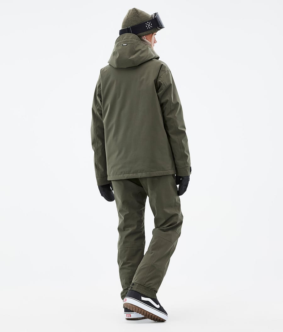 Dope Blizzard W Snowboardjacke Damen Olivgrün Grün | TR2086479