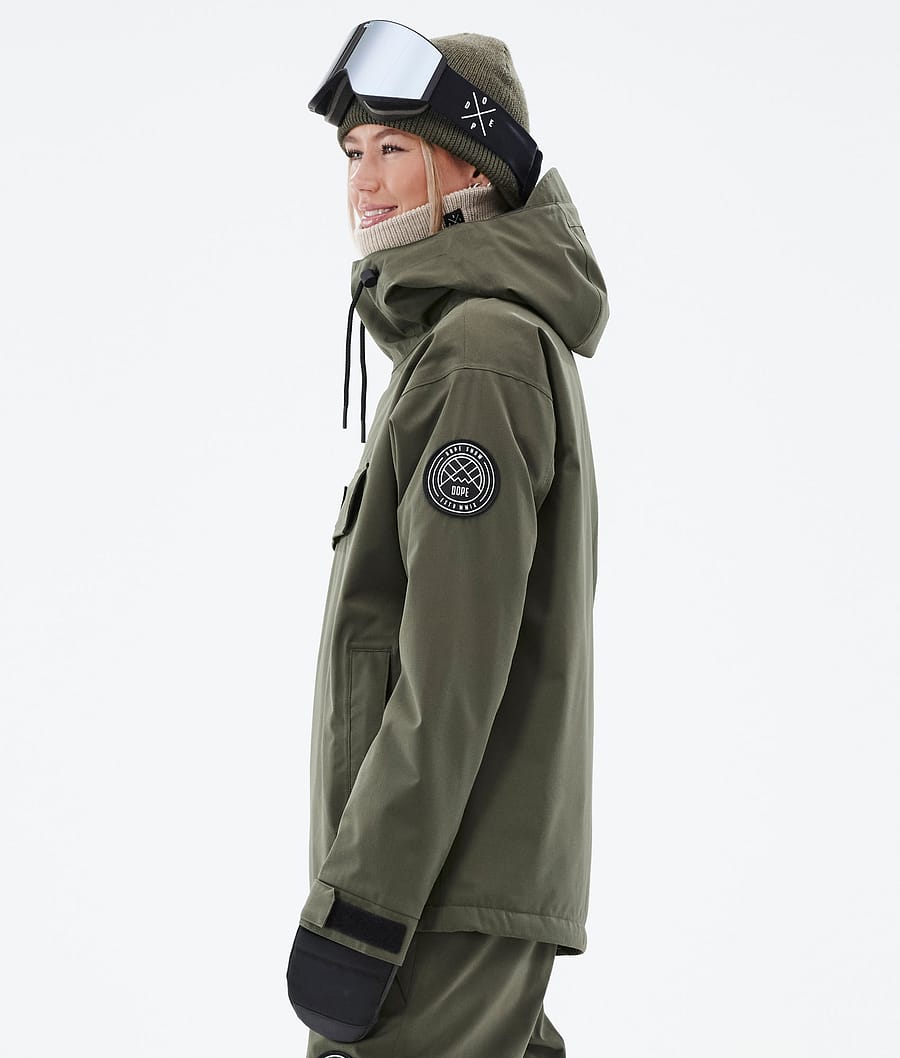 Dope Blizzard W Snowboardjacke Damen Olivgrün Grün | TR2086479