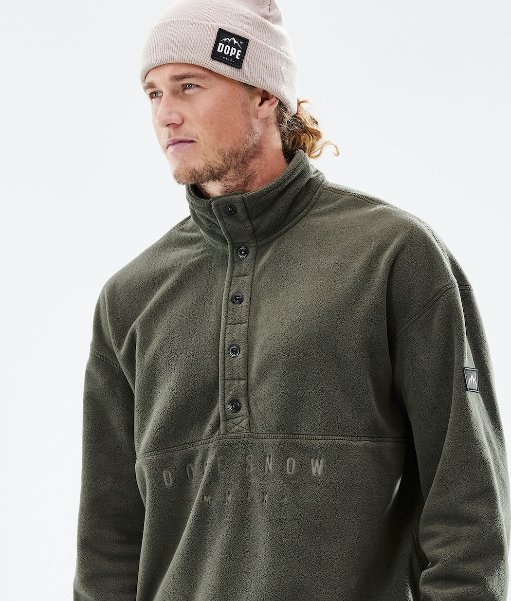 Dope Comfy Fleecepullover Herren Olivgrün Grün | FA6108534