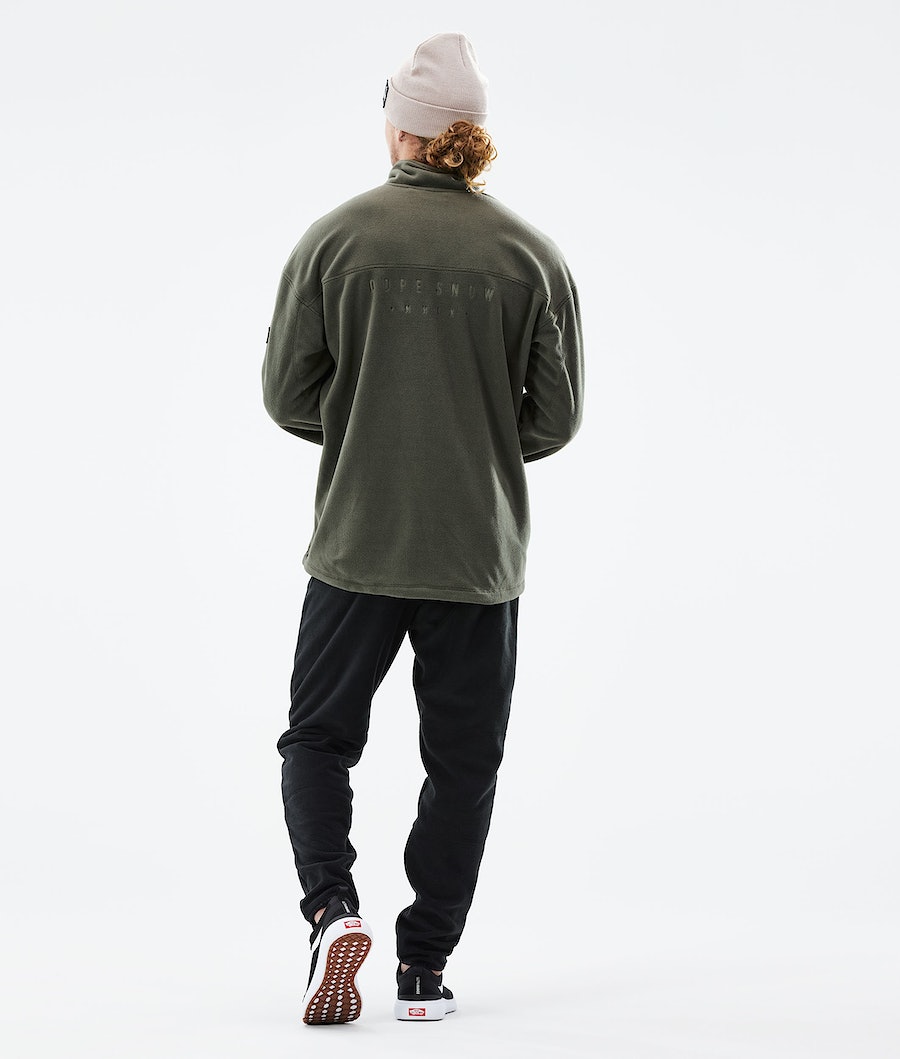 Dope Comfy Fleecepullover Herren Olivgrün Grün | FA6108534