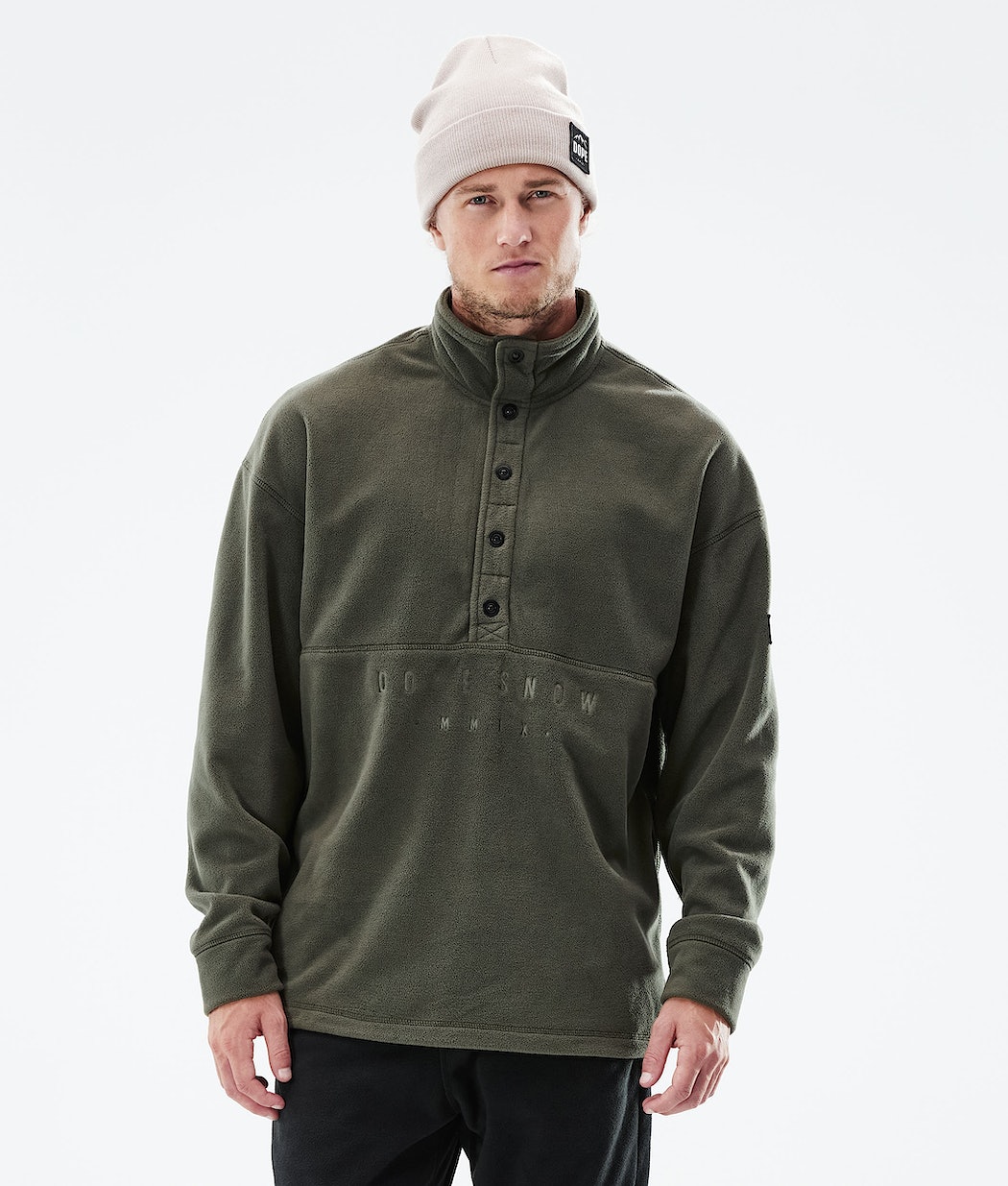 Dope Comfy Fleecepullover Herren Olivgrün Grün | FA6108534