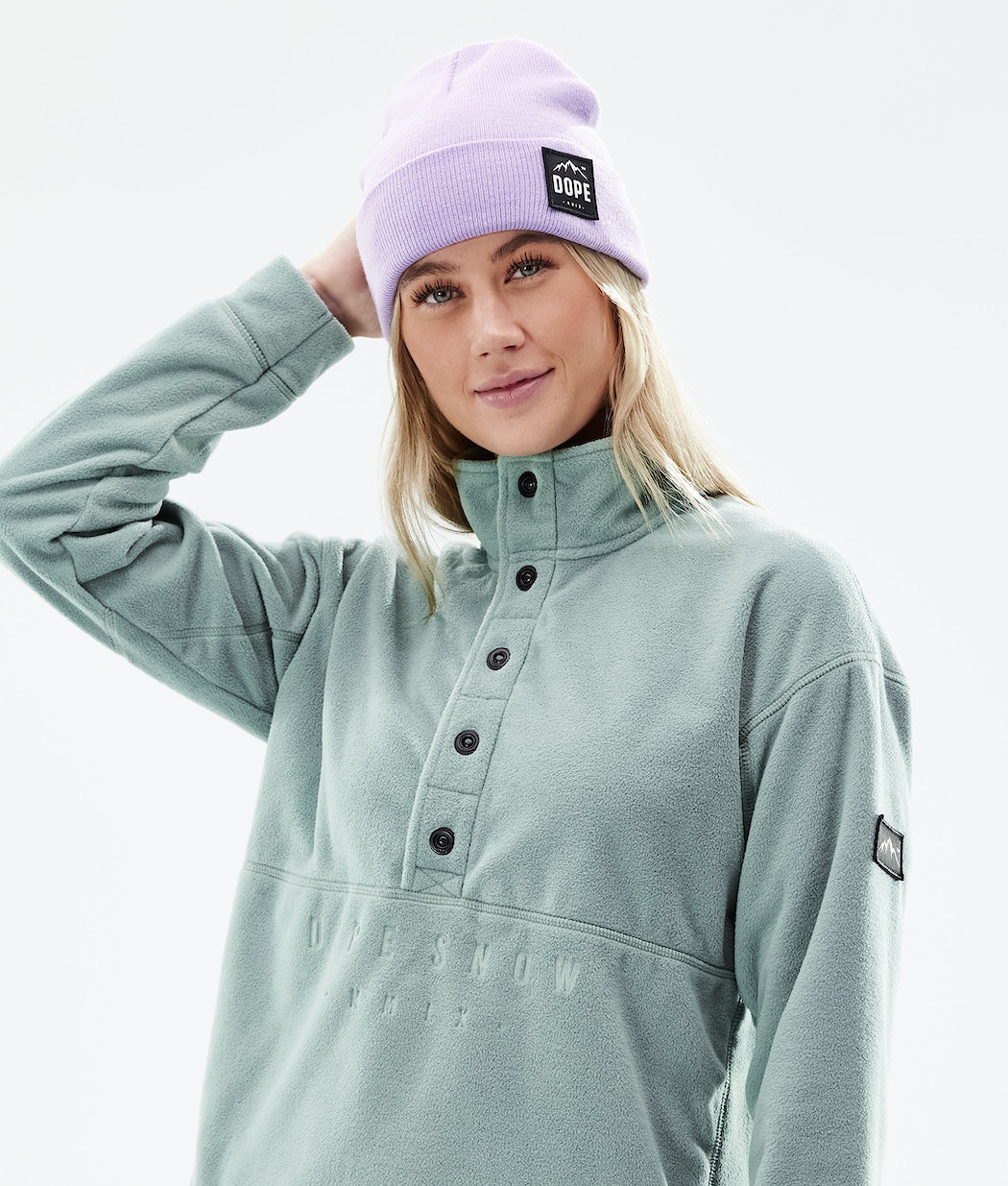 Dope Comfy W Fleecepullover Damen Grün | KZ6421805