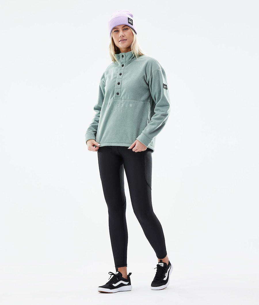 Dope Comfy W Fleecepullover Damen Grün | KZ6421805