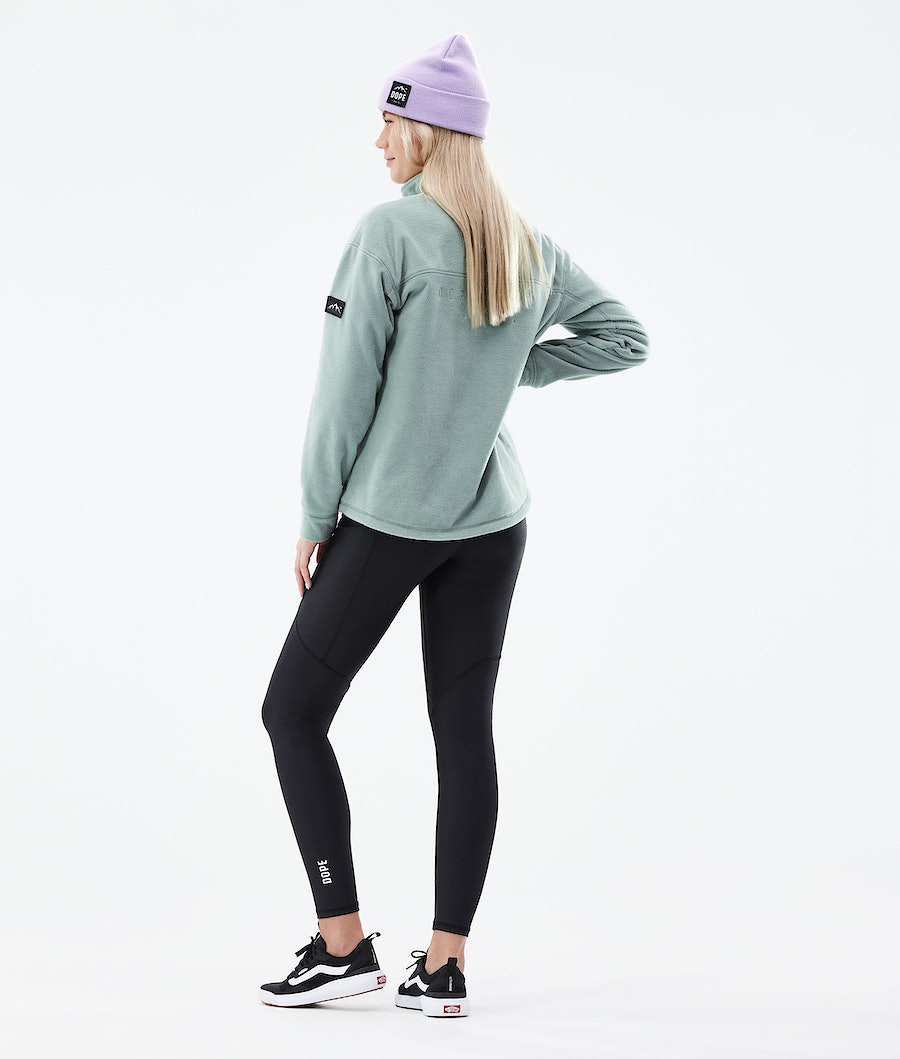 Dope Comfy W Fleecepullover Damen Grün | KZ6421805