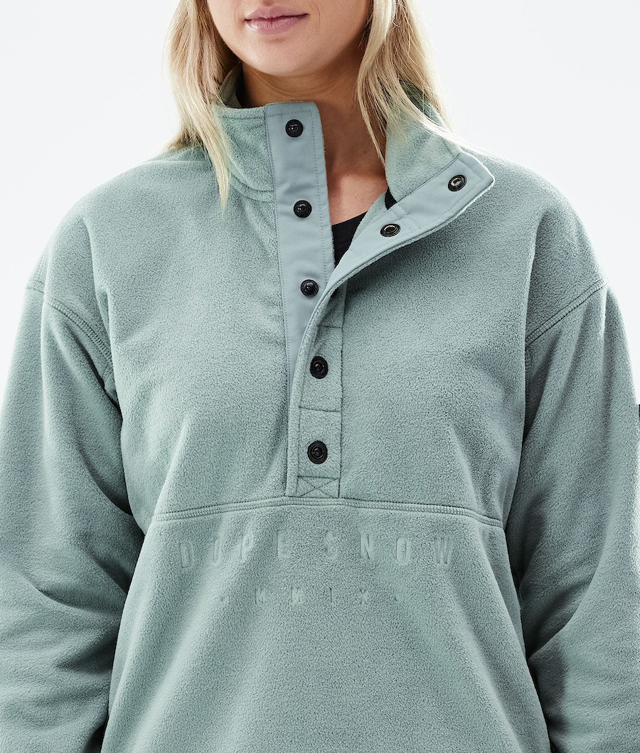 Dope Comfy W Fleecepullover Damen Grün | KZ6421805