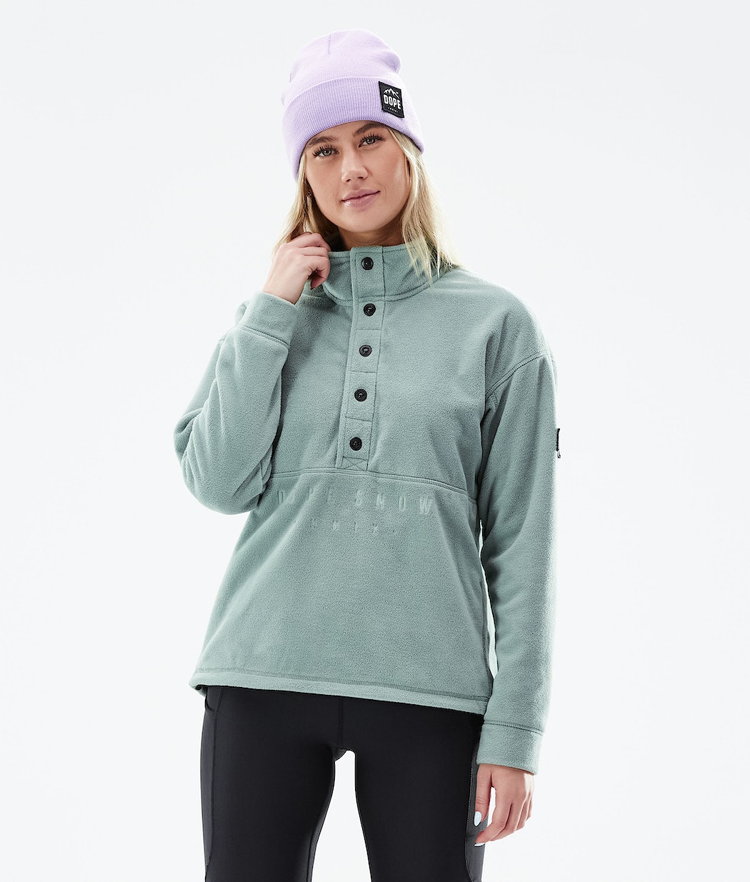 Dope Comfy W Fleecepullover Damen Grün | KZ6421805