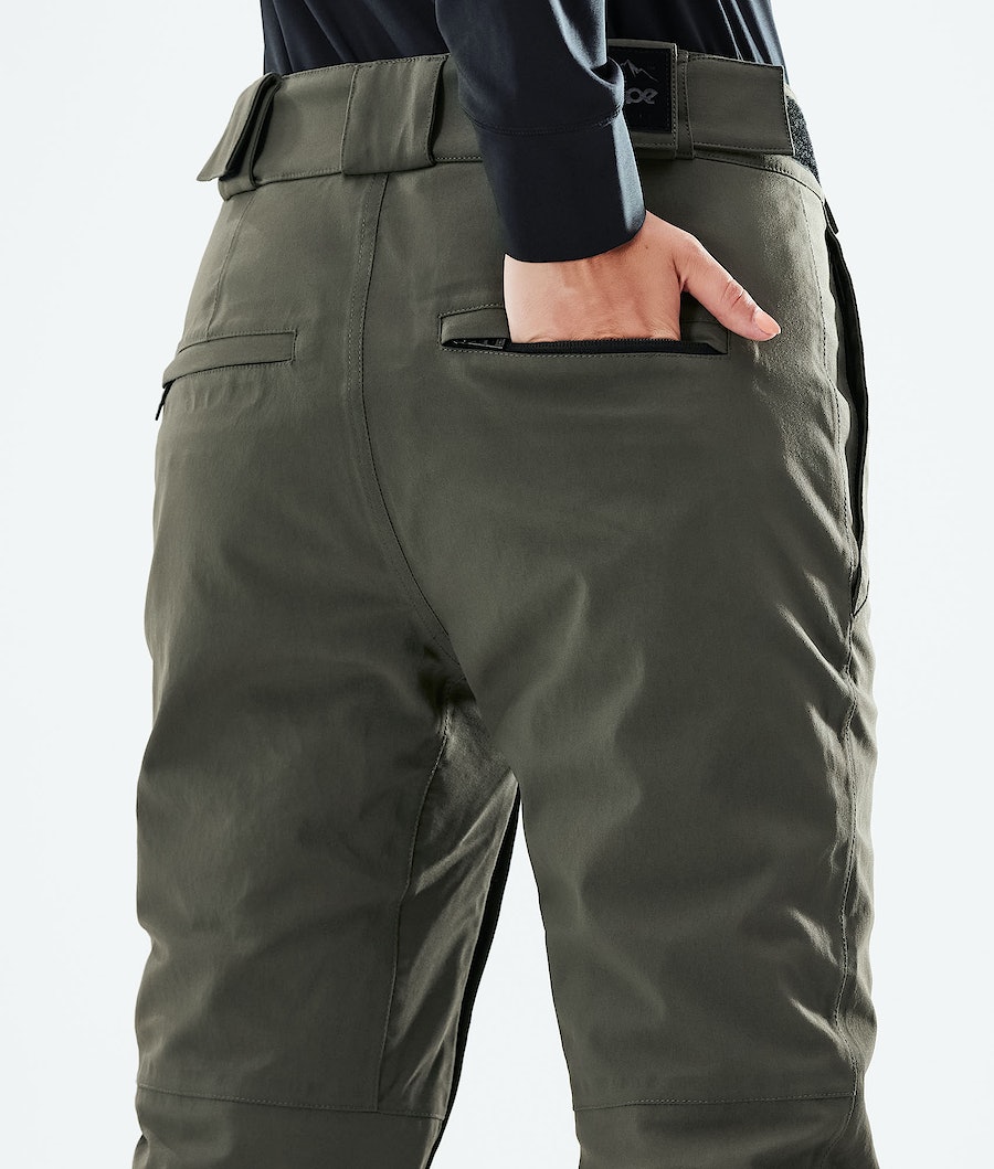 Dope Con W 2021 Snowboardhosen Damen Olivgrün Grün | QU0483572