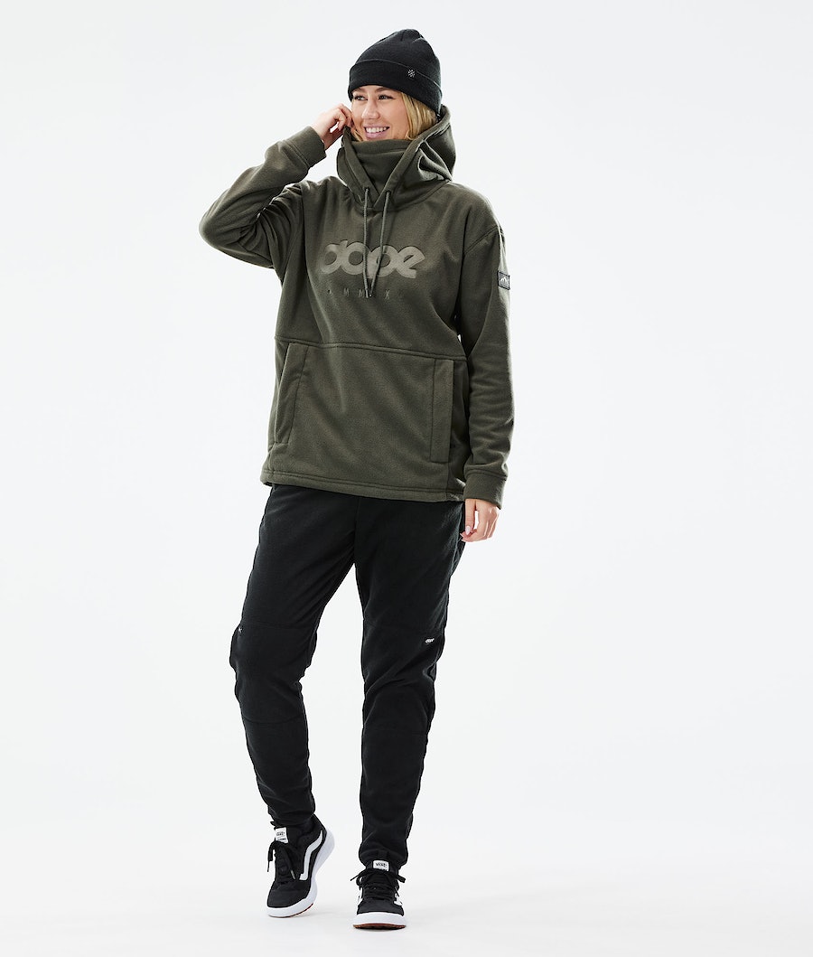 Dope Cozy II W Hoodie Damen Olivgrün Grün | OG9037516