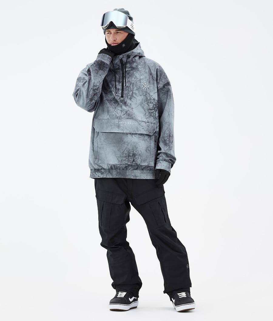 Dope Cyclone Snowboardjacke Herren Grau Blau Schwarz | VX3459821