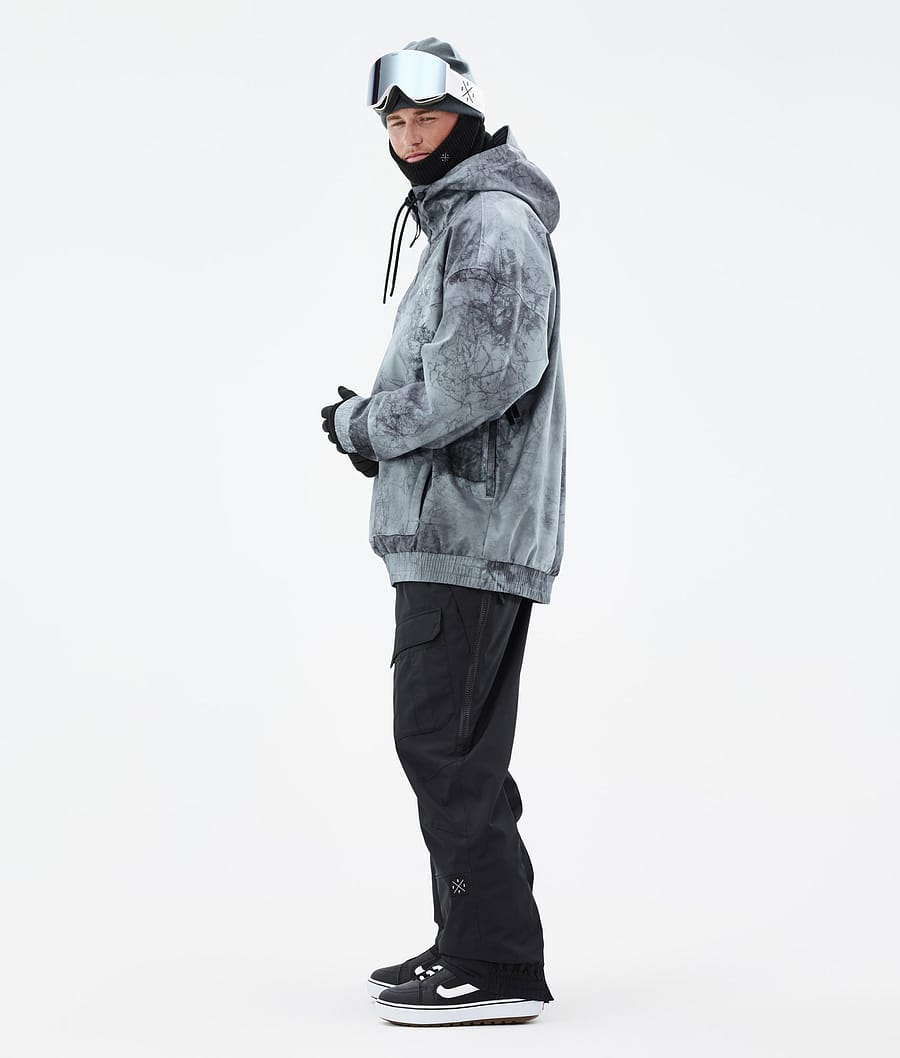 Dope Cyclone Snowboardjacke Herren Grau Blau Schwarz | VX3459821