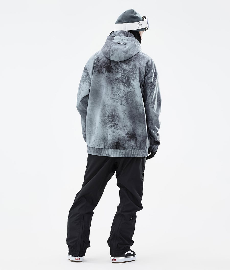 Dope Cyclone Snowboardjacke Herren Grau Blau Schwarz | VX3459821