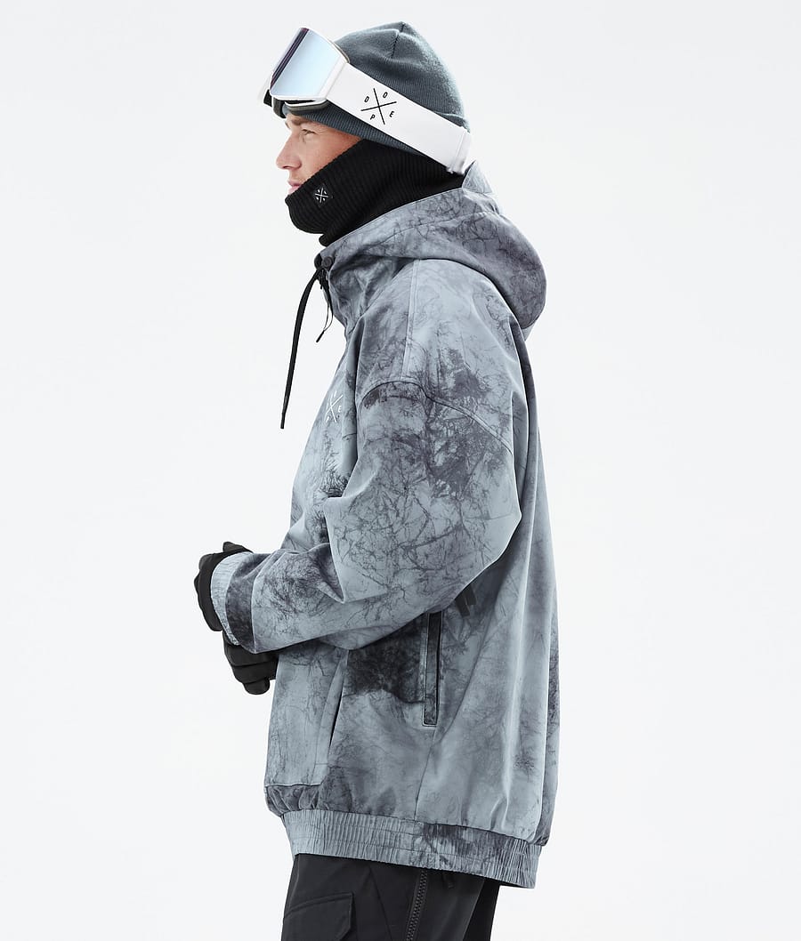 Dope Cyclone Snowboardjacke Herren Grau Blau Schwarz | VX3459821