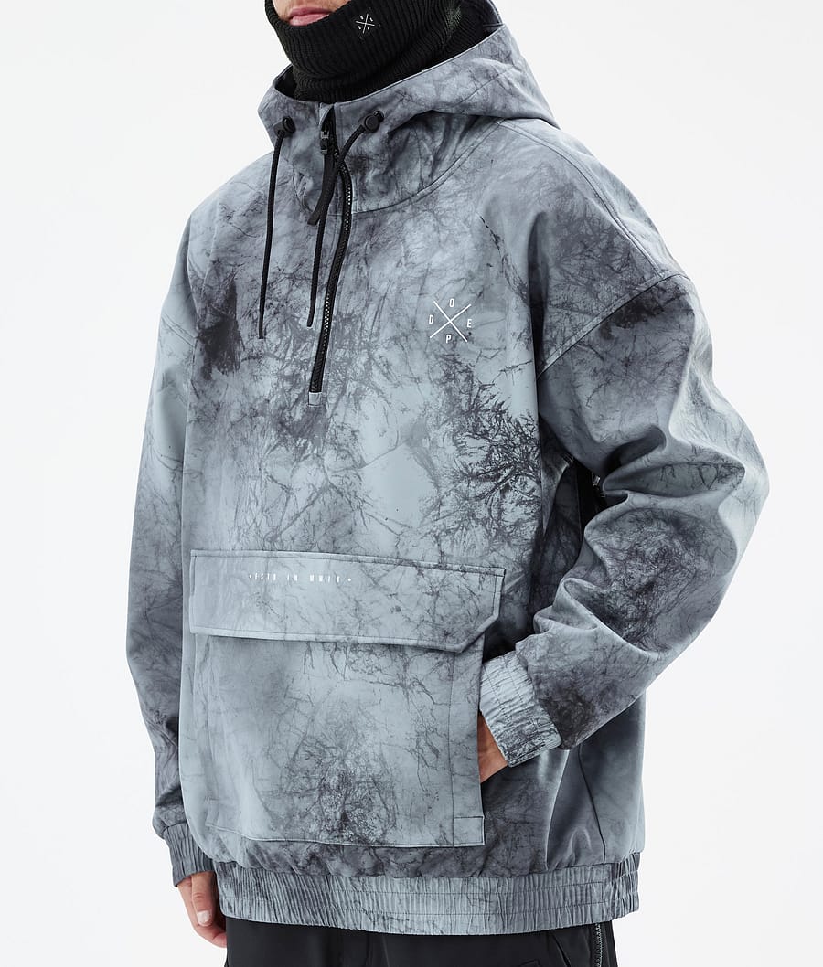 Dope Cyclone Snowboardjacke Herren Grau Blau Schwarz | VX3459821