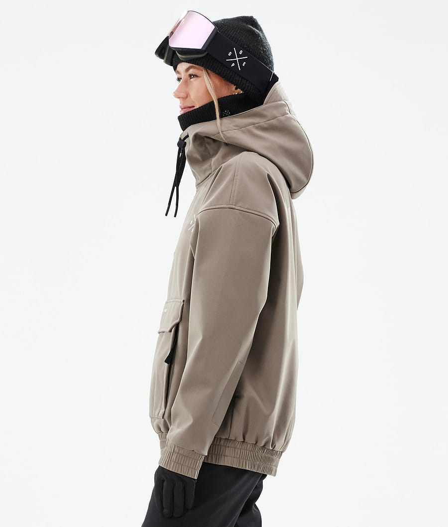 Dope Cyclone W Snowboardjacke Damen Tiefesbraun | MN3706514