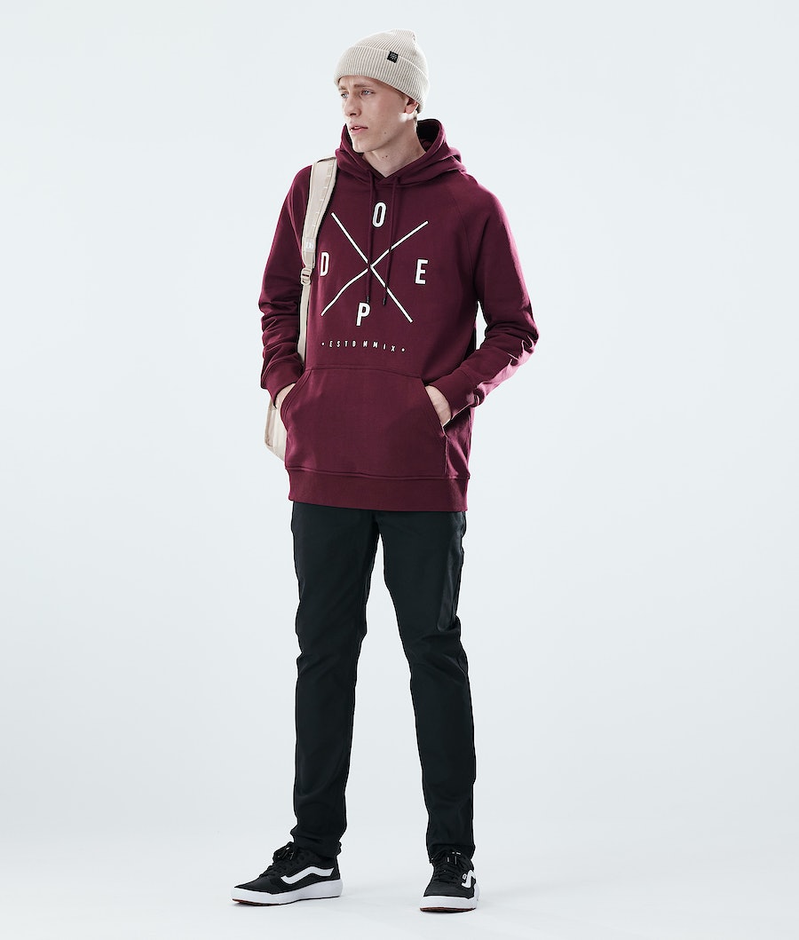 Dope Daily 2X-UP Hoodie Herren Bordeaux | JB4960178