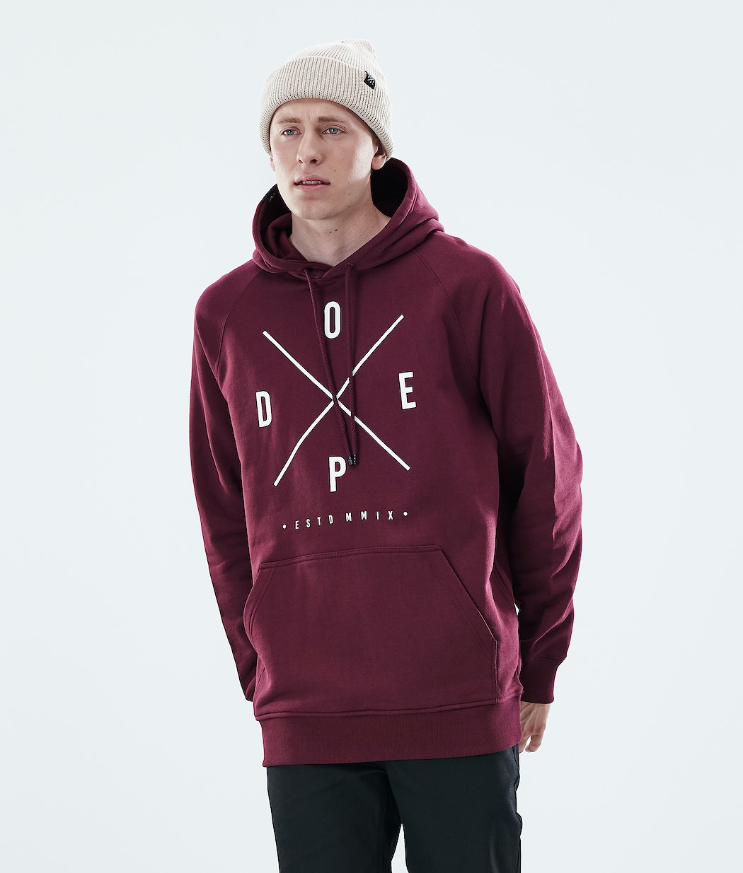 Dope Daily 2X-UP Hoodie Herren Bordeaux | JB4960178