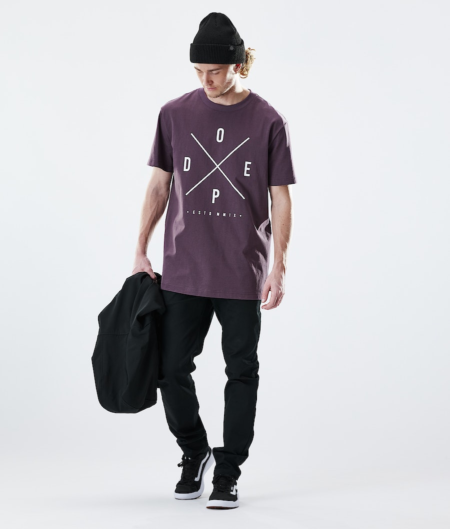 Dope Daily 2X-UP T-Shirts Herren Lila | SA9631524