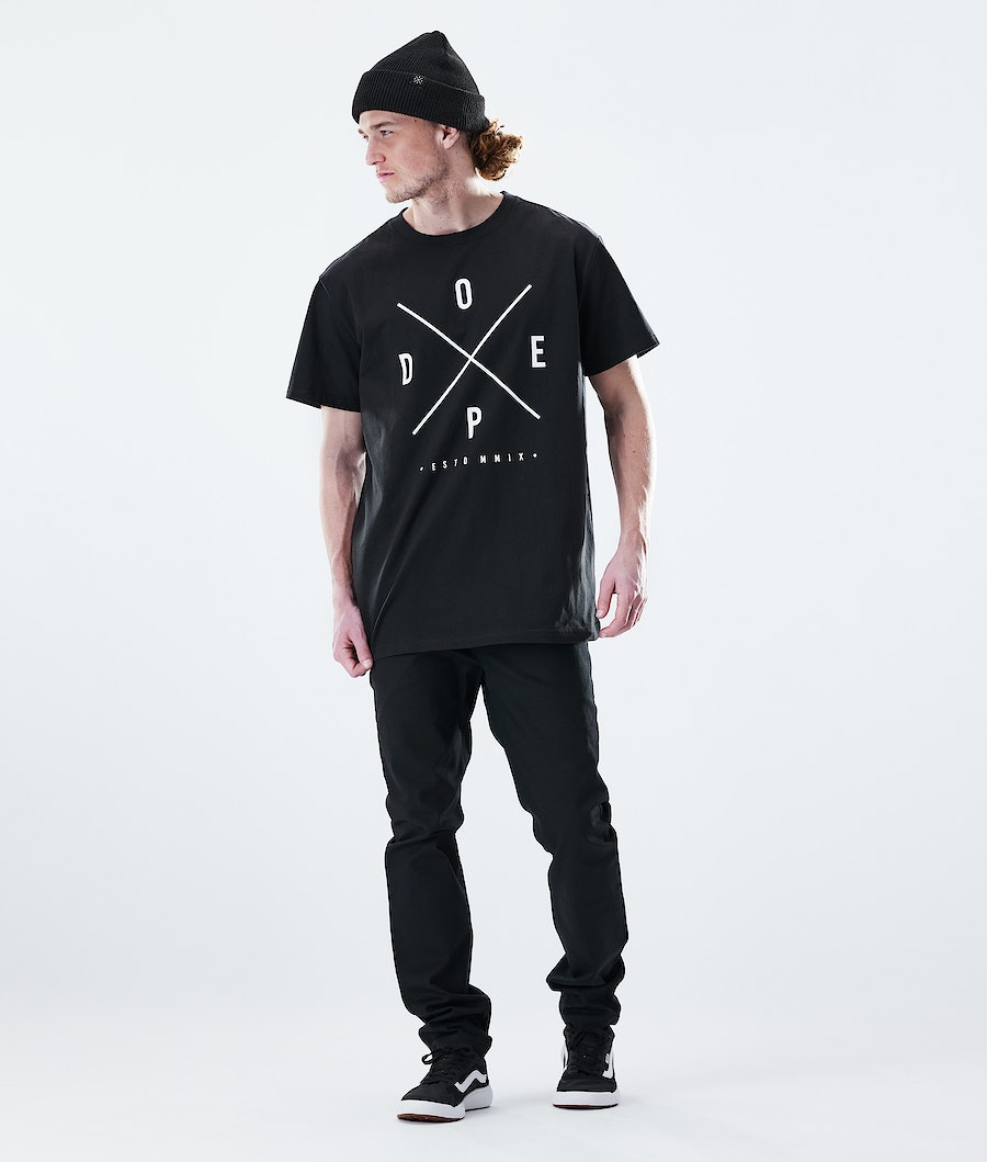 Dope Daily 2X-UP T-Shirts Herren Schwarz | EL4781023