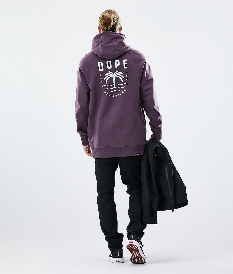 Dope Daily Palm Hoodie Herren Lila | IY0512368