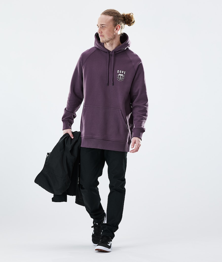 Dope Daily Palm Hoodie Herren Lila | IY0512368