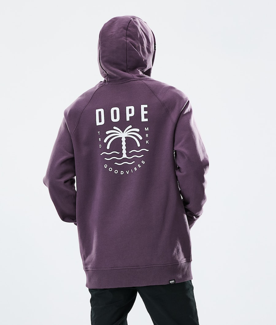 Dope Daily Palm Hoodie Herren Lila | IY0512368