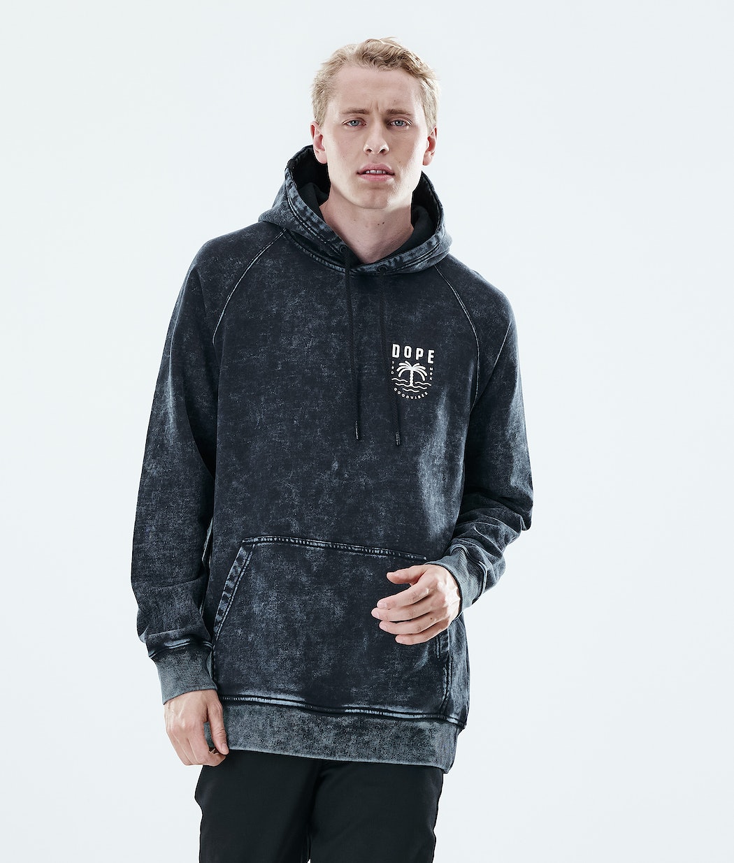 Dope Daily Palm Hoodie Herren Schwarz | MT3806527