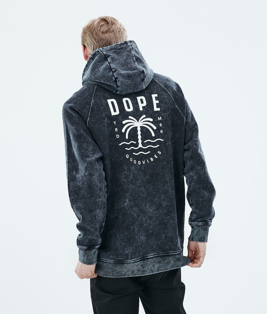Dope Daily Palm Hoodie Herren Schwarz | MT3806527
