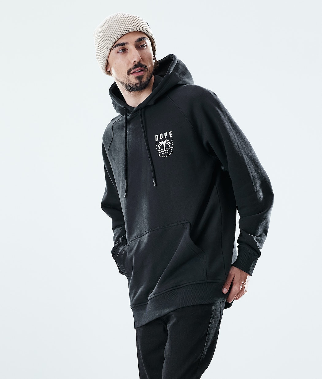 Dope Daily Palm Hoodie Herren Schwarz | YF7891053