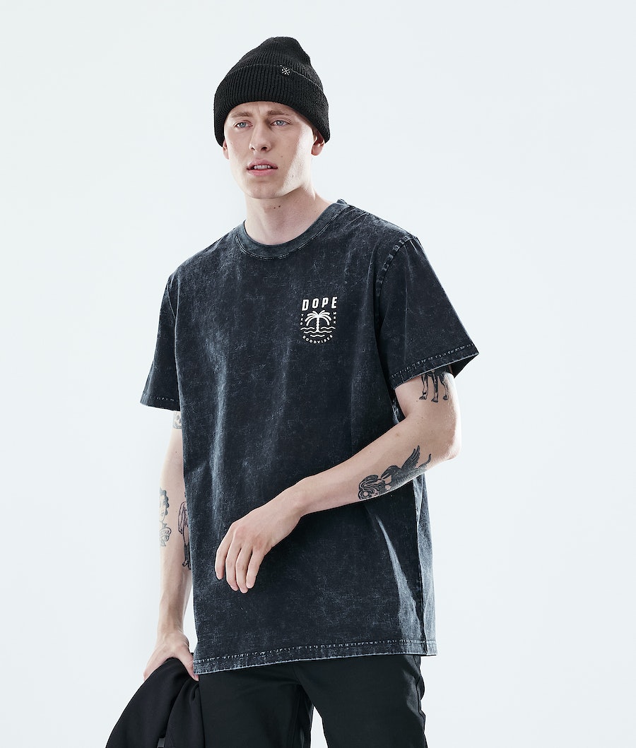 Dope Daily Palm T-Shirts Herren Schwarz | CP0928135