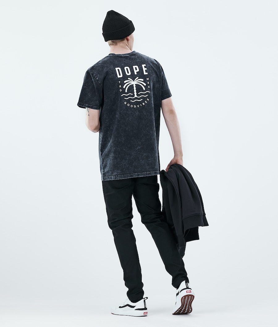 Dope Daily Palm T-Shirts Herren Schwarz | CP0928135