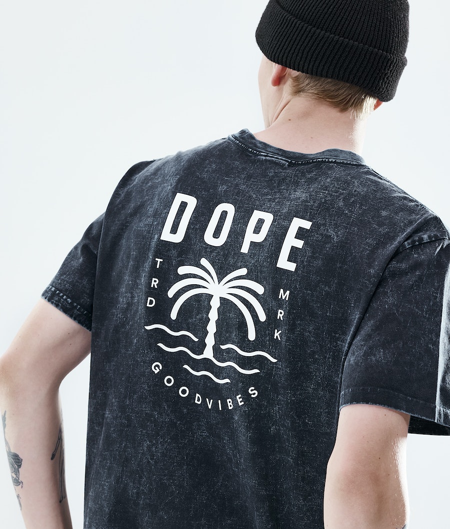 Dope Daily Palm T-Shirts Herren Schwarz | CP0928135