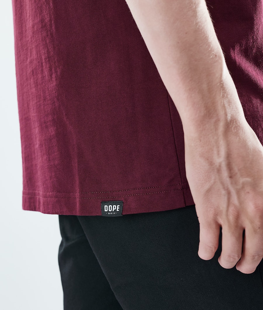 Dope Daily Rise T-Shirts Herren Bordeaux | KP5473862