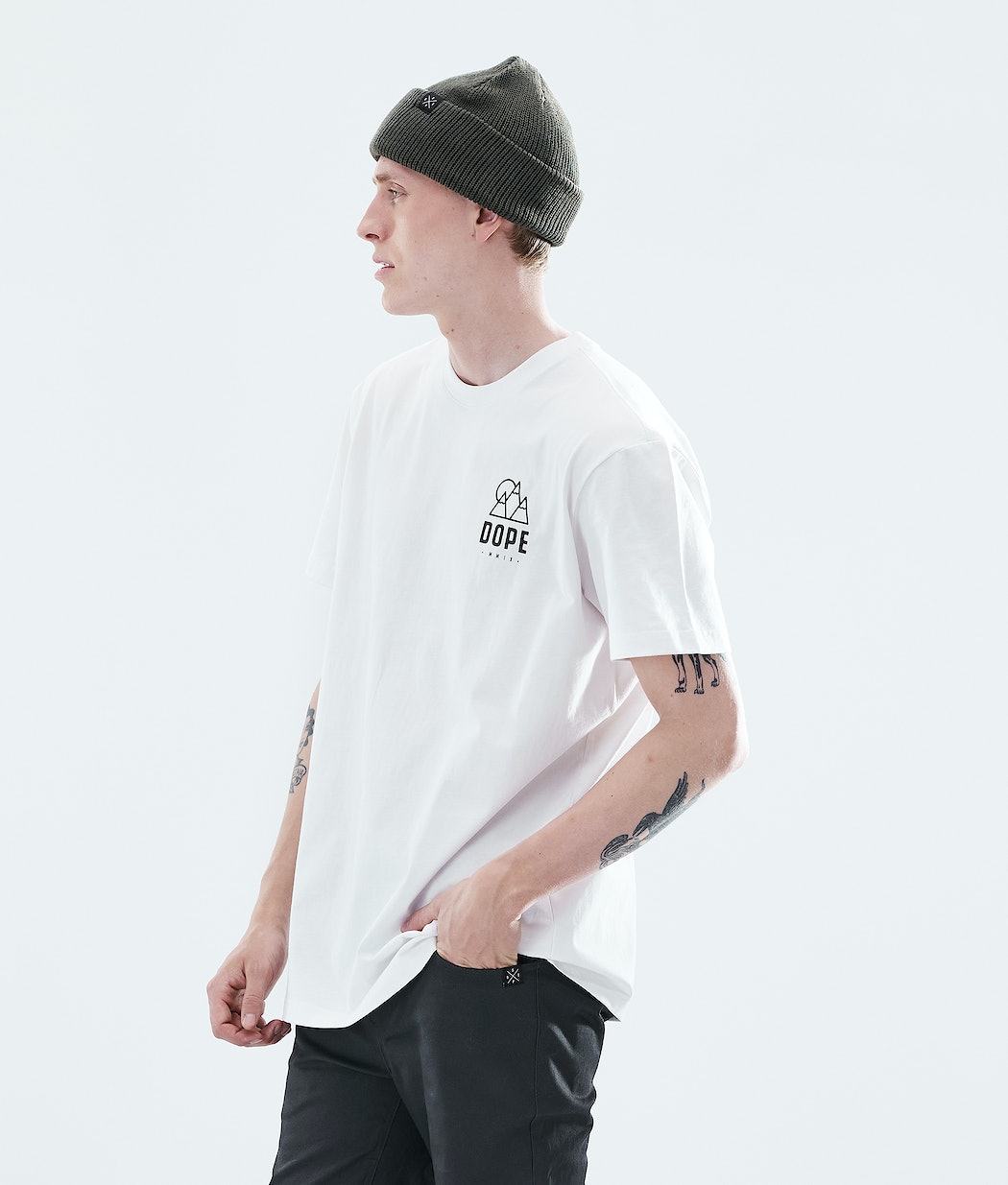 Dope Daily Rise T-Shirts Herren Weiß | VC7521940