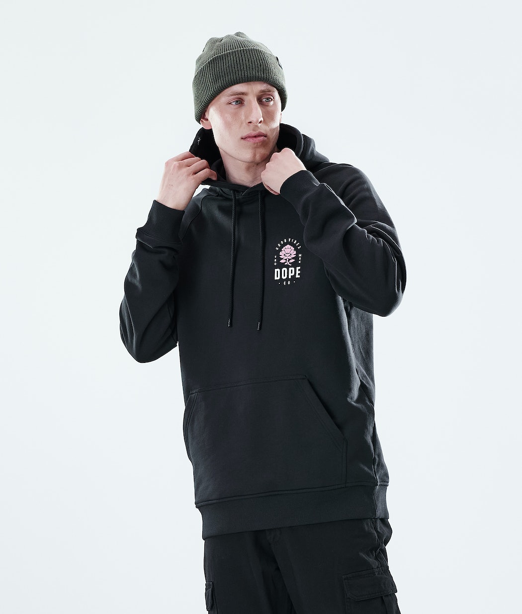 Dope Daily Rose Hoodie Herren Schwarz | SV1304897